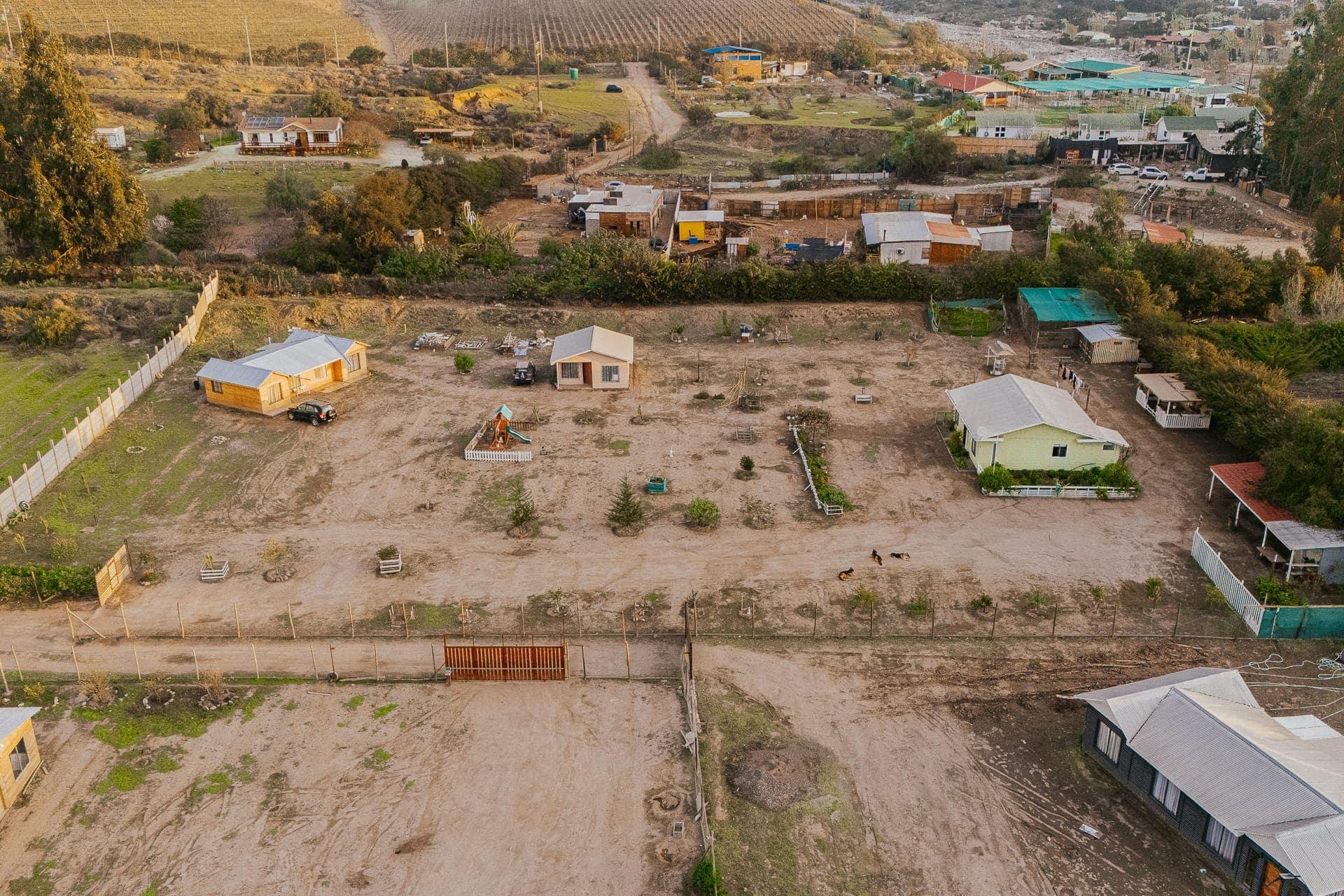 Parcela con 3 casas en Quebrada de Talca — foto 1